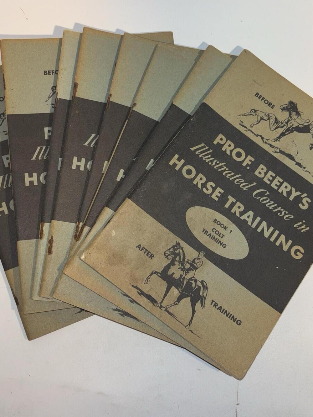 Prof. Berry’s Illustrated Course In Horse Training All 8 Volumes 1967 Vintage